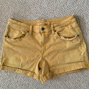 Yellow shorts